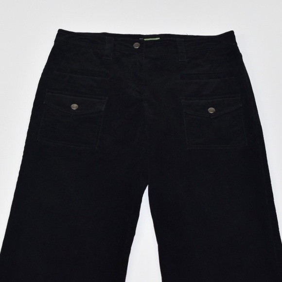 Vintage J Crew Flap Pocket Wide Leg Corduroy Pants - Picture 1 of 4